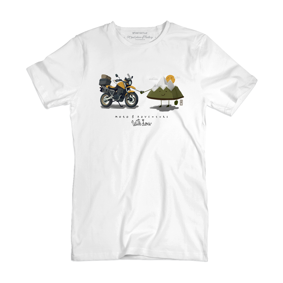 T Shirt uomo - Moto & Adventure - With Love