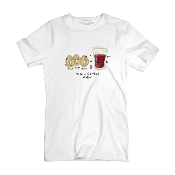 T Shirt uomo - Tarallucci e Vino- With Love